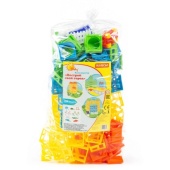 Конструктор "Построй свой город" (224 элемента) (в пакете) 53756 Конструктор "Построй свой город" (224 элемента) (в пакете) 53756